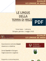 Linguistica - Corso Base Lezione 1