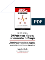 20 Maneras Aumentar Energia.pdf