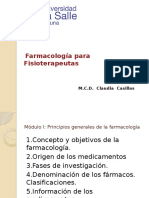 Farmacología Para Fisioterapeutas