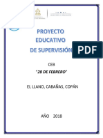 Proyecto Educativo de Supervisión CEB 28 Febrero
