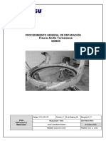 Procedimiento Repararacion - Fisura Tornamesa (GGD825 (Andina)