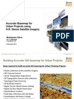 Accurate Basemap For Urban Projects Using H.R. Stereo Satellite Imagery