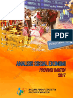 Analisis Sosial Ekonomi Provinsi Banten 2017
