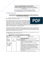 Vacancy Notice-GM (Tech) - NER - For Website PDF