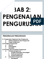 Bab 2 Pengenalan Pengurusan