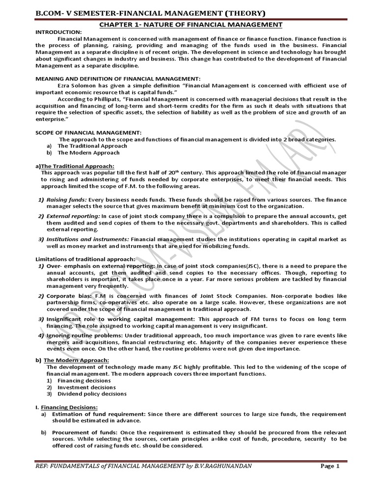 Financial Management Overview | PDF | Stocks | Dividend