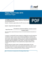 Happy Planet Index 2016: Methods Paper