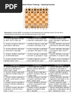 Blindfold Chess Training