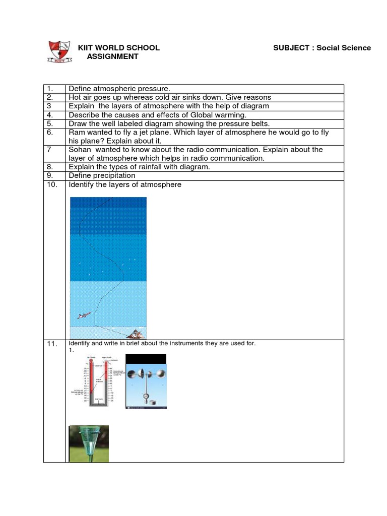 Air Assignment for Social Science | PDF | Science & Mathematics | Young ...