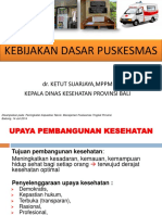 Kebijakan Dasar Puskesmas