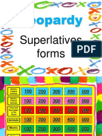 Jeopardy: Superlatives Forms
