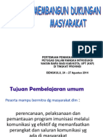 Membangun Dukungan Masyarakat