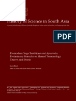 Premodern Yoga Traditions and Ayurveda (Jason Birch, 2018)