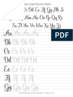 Kaiyila Script Practice Sheets: Worksheet Design ©2016 Dawn Nicole Designs™ - Personal Use Only
