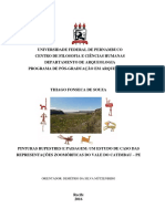 Pinturas rupestres e paisagem: um estudo de caso das representações zoomórficas do Vale do Catimbau – PE