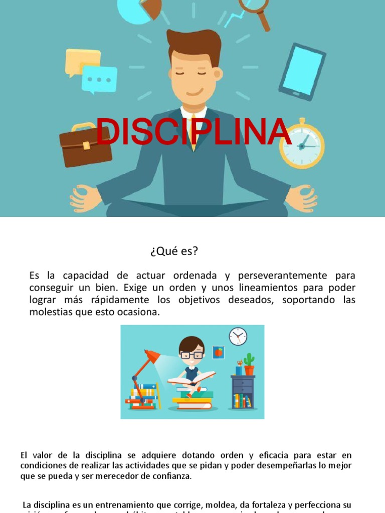 El Valor de la Disciplina en la Vida | PDF | Crecimiento personal y ...