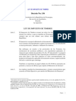 Ley Del Impuesto de Timbres Fiscales Decreto No. 136