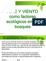 Efectos de Factores Abióticos en Los Sistemas Forestales - Aire Y VIENTO