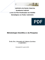 Metodologia Científica e Pesquisa no Poder Judiciário