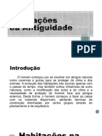 Evolução das habitações desde as cavernas à Antiguidade