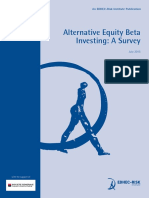 EDHEC Publication Alternative Equity Beta Investing Survey