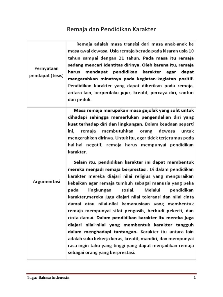 Contoh Teks Eksposisi