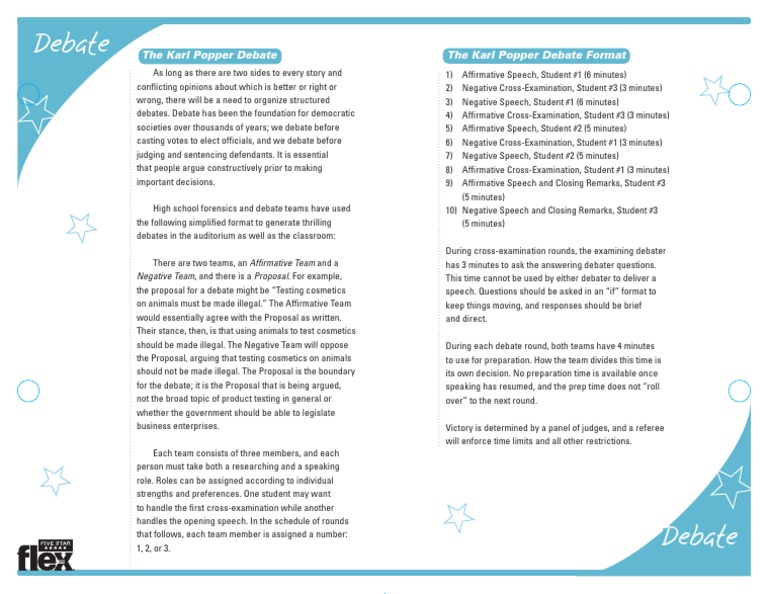 Karl Popper Debate Rules | PDF | Public Sphere | Government