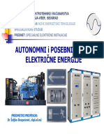 Autonomni I Posebni Izvori Elektricne Energije