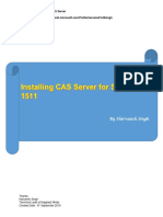 SCCM 1511 CAS Server Installation Step by Step PDF