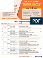Civil Engineering: Classroom Test Series