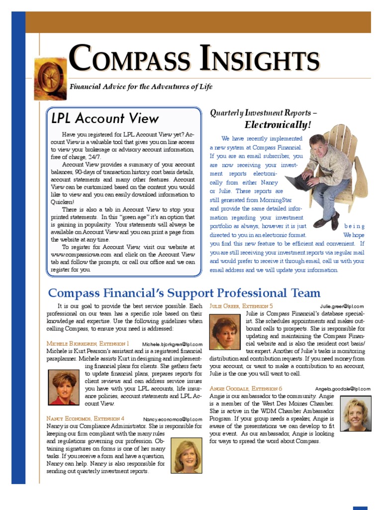 Compass Financial Services Overview | PDF | Regulatory Compliance | Money