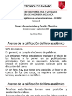 Desarrollo Sustentable y Cambio Climático