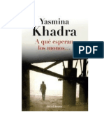Khadra Yasmina - A Que Esperan Los Monos
