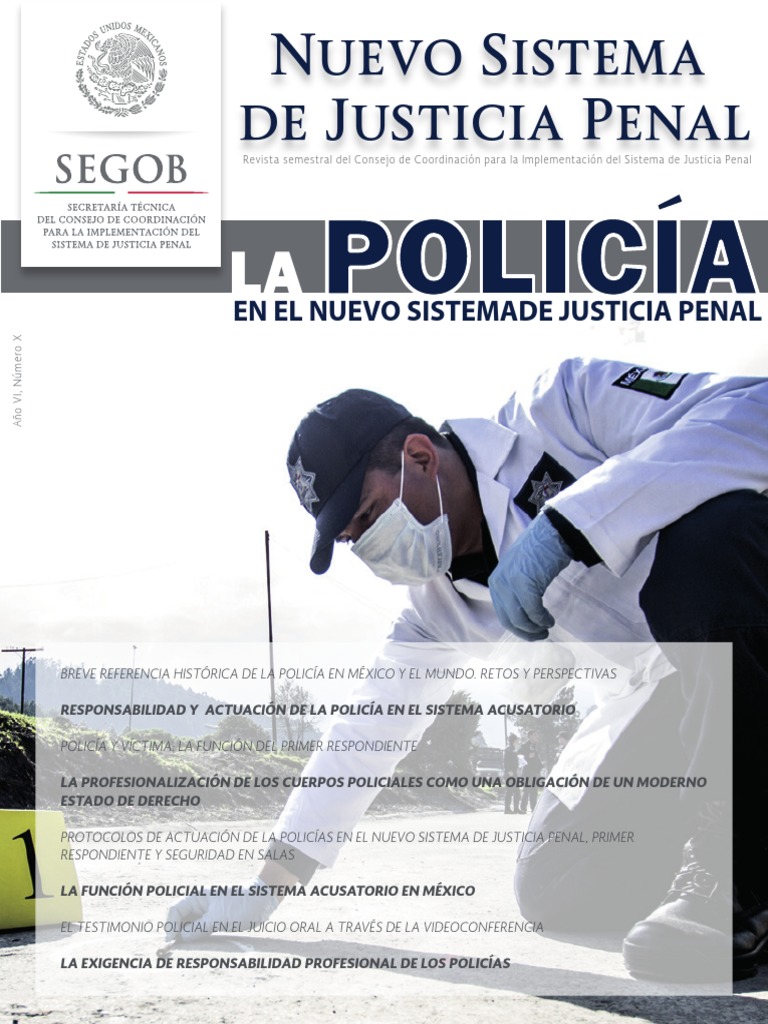 La Policía en El Nuevo Sistema de Justicia Penal | PDF | Policía ...