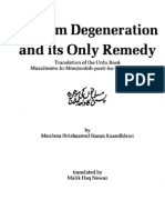 Muslim Degeneration and Its Only Remedy