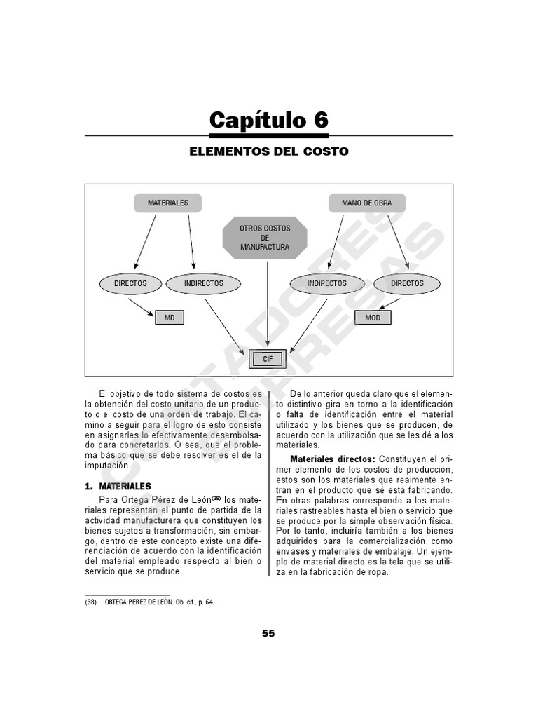 Costos de Producción: Materiales y Contabilidad | PDF | Costo | Inventario