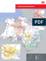MDB 217623 Liniennetzplan Nahverkehr Niedersachsen Bremen