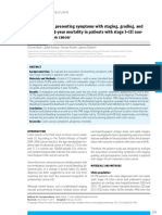 The Relation of Presenting Symptoms With Staging, Grading, and Postoperative 3-Year Mortality in Patients With Stage I-III Non-Metastatic Colon Cancer