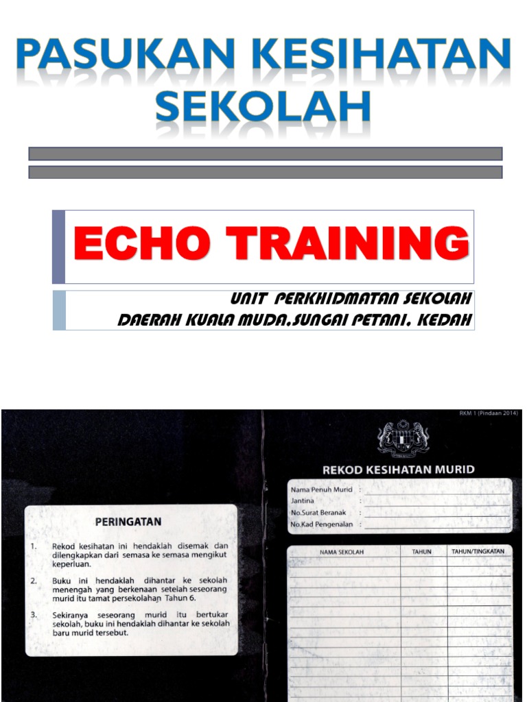 4 Cara Pengisisan Buku Rekod Kesihatan Murid