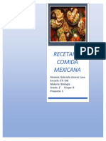 Tarea Recetario