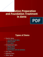 Foundation Treatment and Preparation for Dams