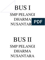 Bus I: SMP Pelangi Dharma Nusantara