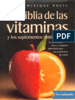 Vitaminas y Los Suplementos Nutri