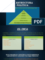 La estructura política del Imperio Incaico