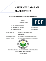 Evaluasi Pembelajaran Matematika