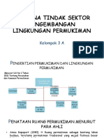 Presentasi Kelompok 3A - Rencana Tindak Sektor Pengembangan Lingkungan Permukiman