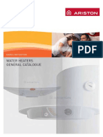 Water Heaters General Catalogue: March 2007 Edition
