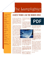 The Lamplighter: Ancient Words and The Modern Mind