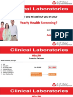 Yearly Health Screening Packages