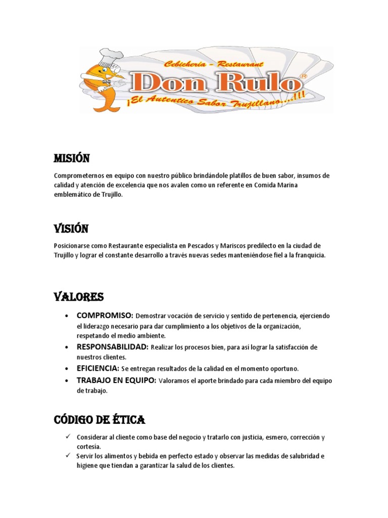 Restaurant Don Rulo | PDF